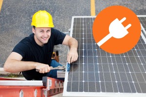 Best Solar Plug with Electrition installing Solar Panel on Roof